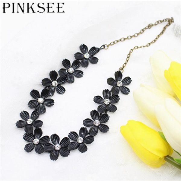 Pinksee Sweet Cute Enamel Camellia Flower with Crystal Pendant Necklace for Women Charm Chic Party Gift Clavicle Choker, Silver
Pinksee Sweet Cute Enamel Camellia Flower with Crystal Pendant Necklace for Women Charm Chic Party Gift Clavicle Choker, Silver