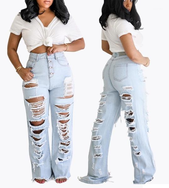 women's jeans womens 2021 casual fashion straight hole bleached pocket high waist denim pants #38%1, Blue
women's jeans womens 2021 casual fashion straight hole bleached pocket high waist denim pants #38%1, Blue