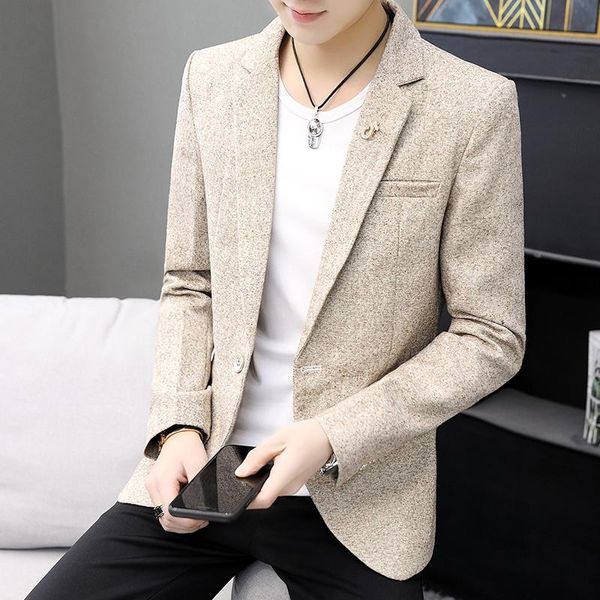 men's suits & blazers 2021 spring and autumn handsome casual single western jacket youth trend korean style slim personality small sui, White;black
men's suits & blazers 2021 spring and autumn handsome casual single western jacket youth trend korean style slim personality small sui, White;black