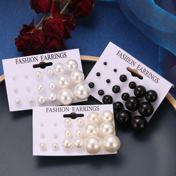 stud pearl earings fashion jewelry 2021 big white round earrings set brincos korean 9 pairs, Golden;silver
stud pearl earings fashion jewelry 2021 big white round earrings set brincos korean 9 pairs, Golden;silver
