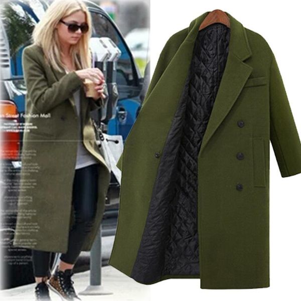 women's wool & blends winter double-breasted urban beauty coat long-sleeved three-dimensional lapel long casual cotton warm commuter wo, Black
women's wool & blends winter double-breasted urban beauty coat long-sleeved three-dimensional lapel long casual cotton warm commuter wo, Black