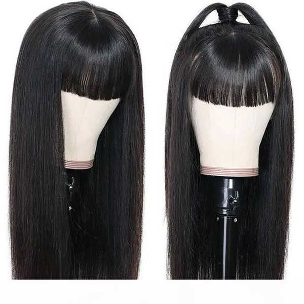 glueless человеческих волос парик full machine сделано сырье remy индейца шелковистые прямые non парик шнурка с челкой fringe для чернокожих, Black;brown
glueless человеческих волос парик full machine сделано сырье remy индейца шелковистые прямые non парик шнурка с челкой fringe для чернокожих, Black;brown