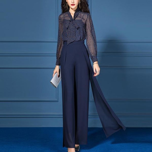 women's and wide leg pants suits 2 two piece set spring summer elegant chiffon office ladies work clothes pantsuit plus size, White
women's and wide leg pants suits 2 two piece set spring summer elegant chiffon office ladies work clothes pantsuit plus size, White