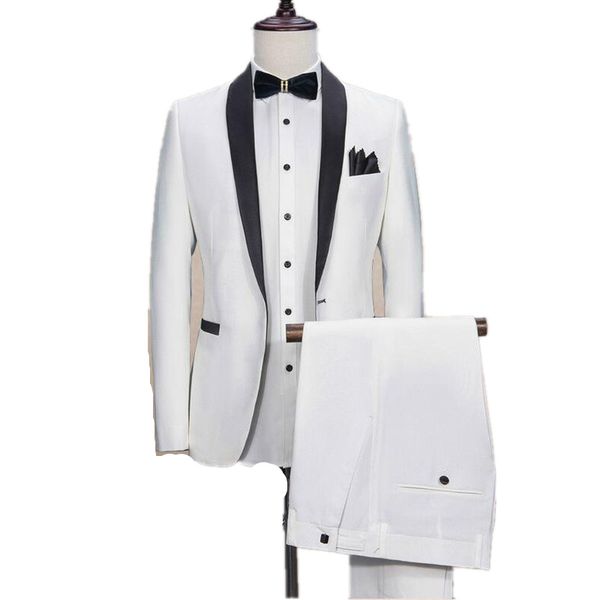 white black collar wedding suits male costume homme mariage smoking masculino terno masculino slim fit jacket+pant
white black collar wedding suits male costume homme mariage smoking masculino terno masculino slim fit jacket+pant