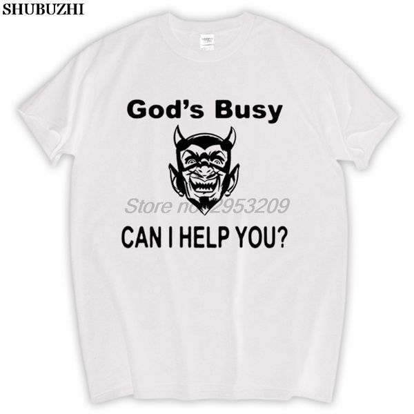 унисекс бог занят могу ли я помочь вам футболку мужчины марки тройники смешные devil шутка сатанинская rock metal спорта толстовка с капюшон 
унисекс бог занят могу ли я помочь вам футболку мужчины марки тройники смешные devil шутка сатанинская rock metal спорта толстовка с капюшон