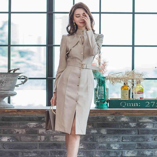 women eleagnt solid slim waist with belt long sleeve turnneck female pencil office ladies mid-length vestidos p2ol, Black;gray
women eleagnt solid slim waist with belt long sleeve turnneck female pencil office ladies mid-length vestidos p2ol, Black;gray
