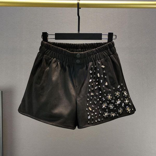 gold velvet shorts women's 2020 autumn new high waist loose and thin heavy diamond shorts women 1020, White;black
gold velvet shorts women's 2020 autumn new high waist loose and thin heavy diamond shorts women 1020, White;black