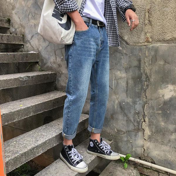 wholesale 2020 men's summer trendy men women couple casual pants korean retro tooling loose wide leg straight jeans wholesale1, Blue
wholesale 2020 men's summer trendy men women couple casual pants korean retro tooling loose wide leg straight jeans wholesale1, Blue