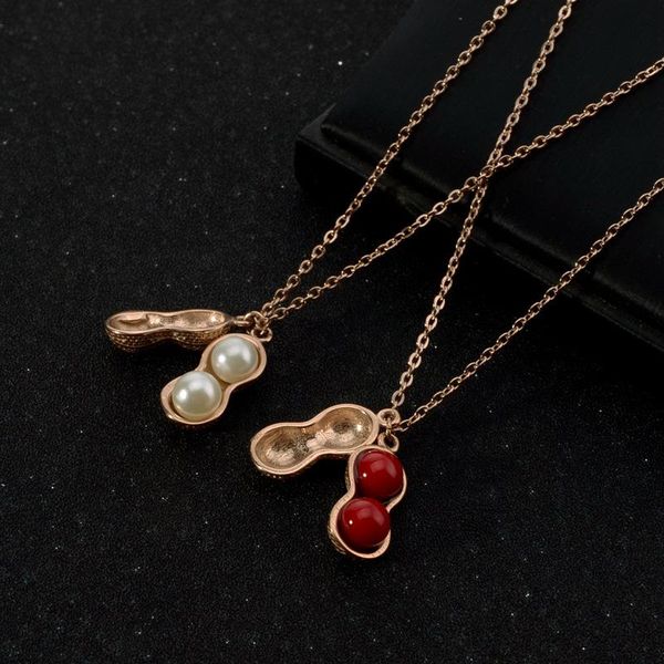 chains necklaces womens peanut stainless steel chain pearl white red pendant fashion gold necklace jewelry on the neck, Silver
chains necklaces womens peanut stainless steel chain pearl white red pendant fashion gold necklace jewelry on the neck, Silver