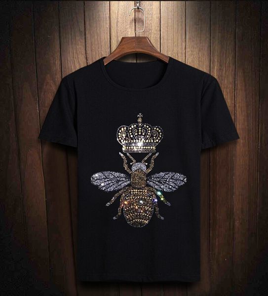 summer neat cotton bee crown t-shirt in the form silk ice compassion short sleeves of young tshirt men o0vu, White;black
summer neat cotton bee crown t-shirt in the form silk ice compassion short sleeves of young tshirt men o0vu, White;black