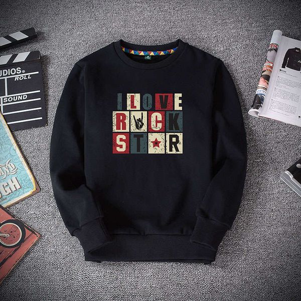 autumn winter fashion brand round neck pullover loose, warm and plush long sleeve men's sweater for men, Black
autumn winter fashion brand round neck pullover loose, warm and plush long sleeve men's sweater for men, Black