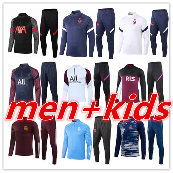 2020 2021 new mens tracksuit kids football training suit kits 20 21 men kids soccer tracksuit football training tracksuit tracksuits, Black
2020 2021 new mens tracksuit kids football training suit kits 20 21 men kids soccer tracksuit football training tracksuit tracksuits, Black