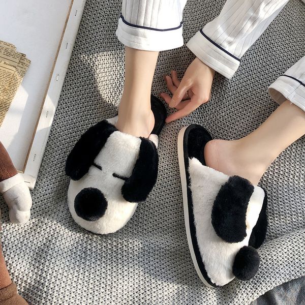 winter warm home women cotton slippers cute lovely cartoon dog shoes soft indoor bedroom house men lovers couple fur slippers y1124, Black
winter warm home women cotton slippers cute lovely cartoon dog shoes soft indoor bedroom house men lovers couple fur slippers y1124, Black