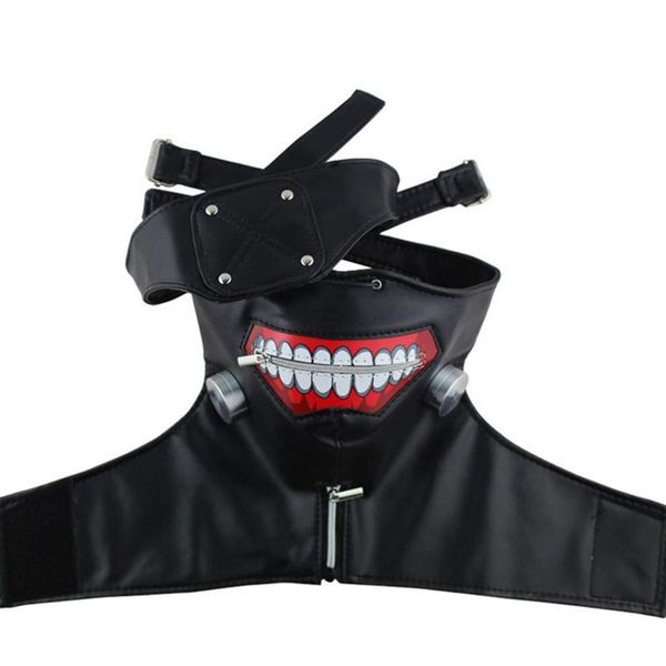 2020 masks tokyo ghoul kaneki ken adjustable zipper faux leather mask halloween black and white
2020 masks tokyo ghoul kaneki ken adjustable zipper faux leather mask halloween black and white