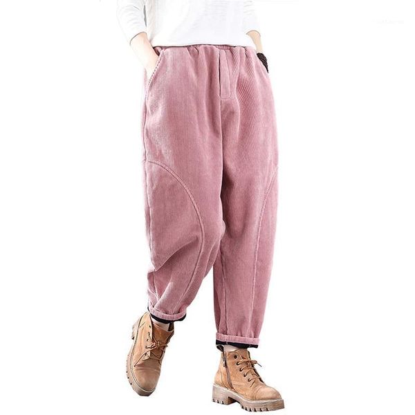 women cotton corduroy pants bottoms trousers joggers big loose fashion casual retro fleeced thick for autumn winter a111216301, Black;white
women cotton corduroy pants bottoms trousers joggers big loose fashion casual retro fleeced thick for autumn winter a111216301, Black;white