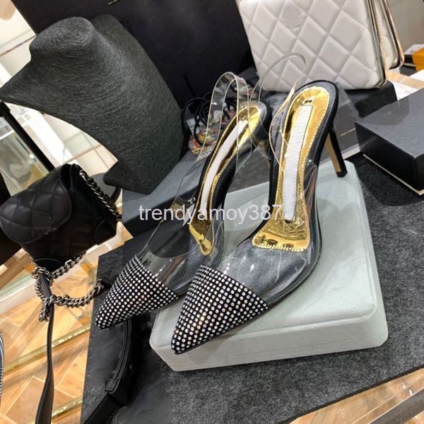 dress shoes fairy temperament comfortable pointed transparent thin heel medium high heels women's fashion single shoes, Black
dress shoes fairy temperament comfortable pointed transparent thin heel medium high heels women's fashion single shoes, Black