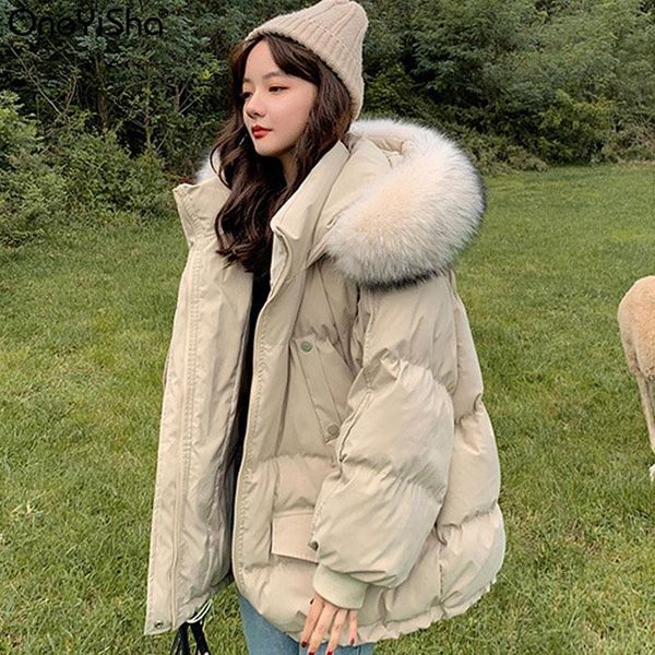 women's down & parkas winter coat women long sleeve faux fur woman 2021 cotton oversized jacket loose hooded warm female, Black
women's down & parkas winter coat women long sleeve faux fur woman 2021 cotton oversized jacket loose hooded warm female, Black