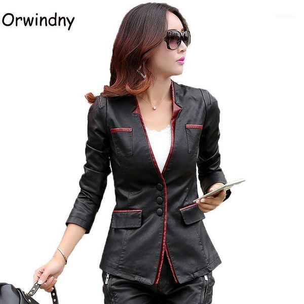 v-neck leather jacket women spring autumn jackets leather female coat slim fashion plus size s-5xl suede orwindny1, Black
v-neck leather jacket women spring autumn jackets leather female coat slim fashion plus size s-5xl suede orwindny1, Black