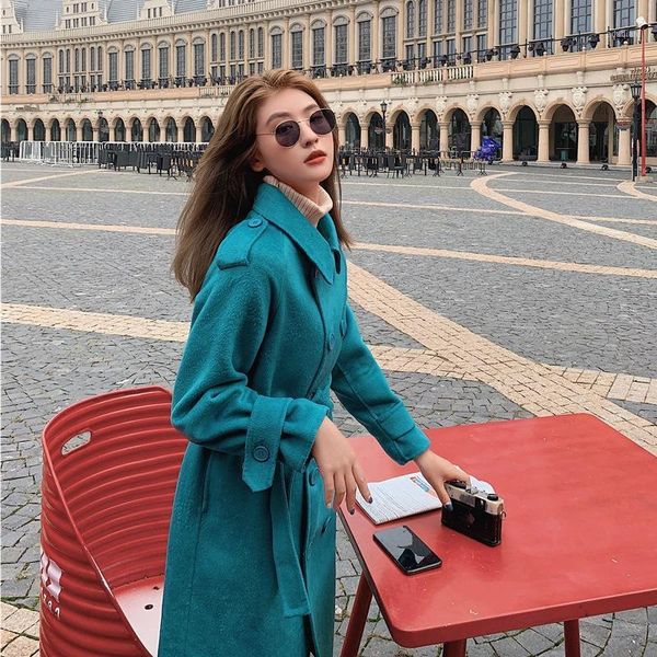 women's wool & blends make high-end handmade double-sided cashmere coat female long han edition of fund 2021 autumn winters coat1, Black
women's wool & blends make high-end handmade double-sided cashmere coat female long han edition of fund 2021 autumn winters coat1, Black