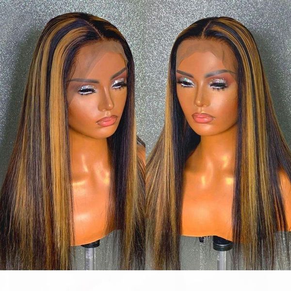 180% density lace front human hair wig straight highlight color hair pre plucked bleached knots 13*4 brazilian remy, Black;brown
180% density lace front human hair wig straight highlight color hair pre plucked bleached knots 13*4 brazilian remy, Black;brown
