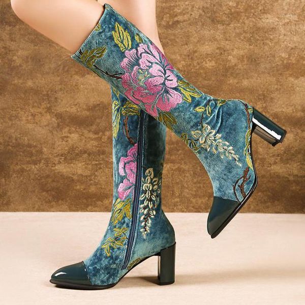 yourseason warm long women genuine leather boots zip pointed toe handmade new 2020 flock platform print ladies flower shoes1, Black
yourseason warm long women genuine leather boots zip pointed toe handmade new 2020 flock platform print ladies flower shoes1, Black