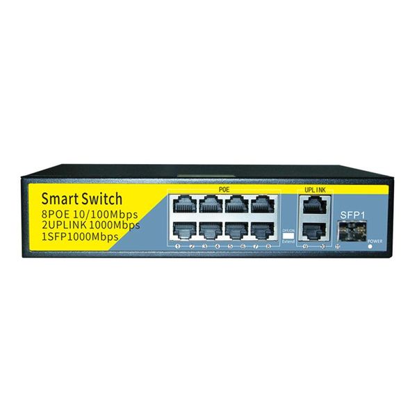 network switches poe gigabit switch 48v 2 1000mbps port 8 1 sfp 802.3 af/at ethernet for ip camera/wireless ap/poe camera
network switches poe gigabit switch 48v 2 1000mbps port 8 1 sfp 802.3 af/at ethernet for ip camera/wireless ap/poe camera