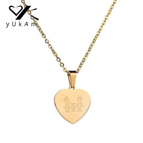pendant necklaces yukam jewelry stainless steel gold family love heart pendants mom dad daughter short choker for women gifts, Silver
pendant necklaces yukam jewelry stainless steel gold family love heart pendants mom dad daughter short choker for women gifts, Silver