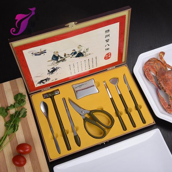 eat crab tools 8 piece gift set stainless steel crab claws crab clip needle tools seafood tool qylase mywjqq
eat crab tools 8 piece gift set stainless steel crab claws crab clip needle tools seafood tool qylase mywjqq