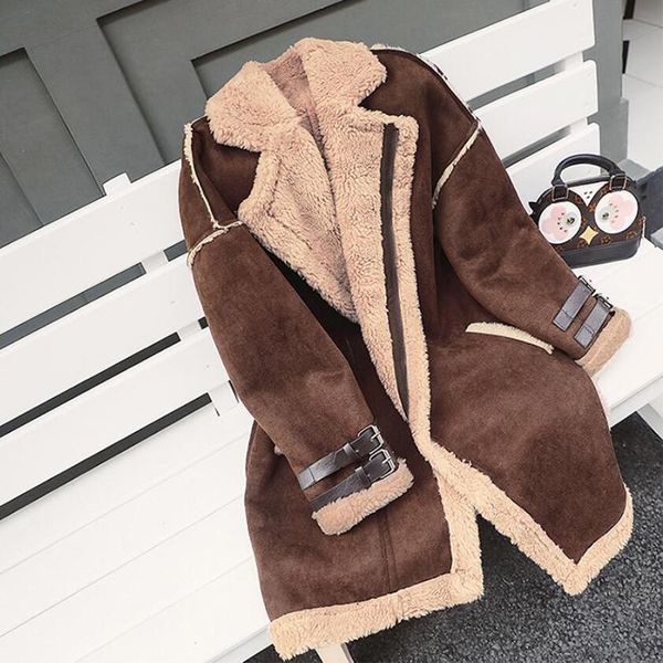 women's wool & blends 2021 winter coat bayan kaban jacket women long coats single deerskin lamb windbreaker, Black
women's wool & blends 2021 winter coat bayan kaban jacket women long coats single deerskin lamb windbreaker, Black