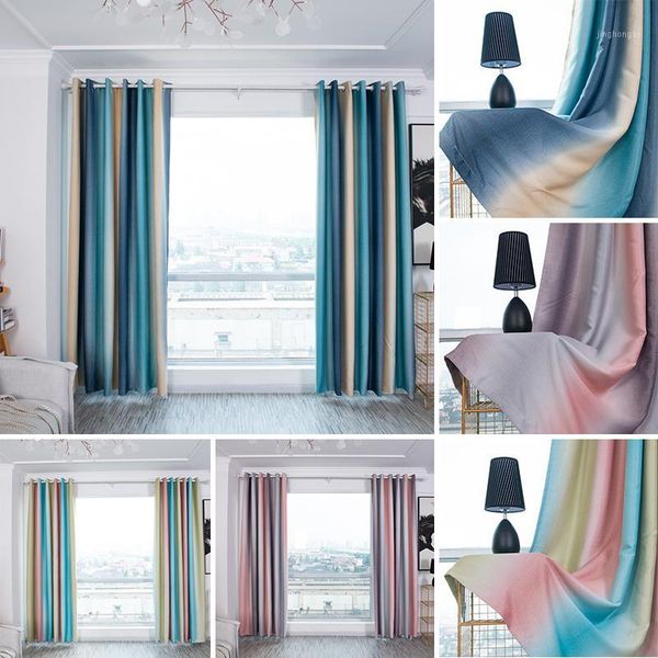 1 pcs striped gradient blackout curtains living room bedroom color shade curtains home decor 1*2.5m /1.5*2.7m1
1 pcs striped gradient blackout curtains living room bedroom color shade curtains home decor 1*2.5m /1.5*2.7m1
