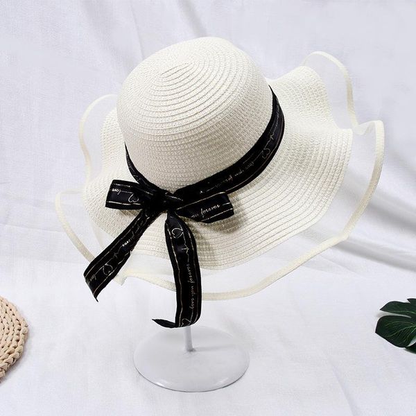 2020 fashion lace bow summer sun hat women big wide bream straw hats sunshade panama cap beach hat chapeu wmtgoe yyysports, Black;white
2020 fashion lace bow summer sun hat women big wide bream straw hats sunshade panama cap beach hat chapeu wmtgoe yyysports, Black;white