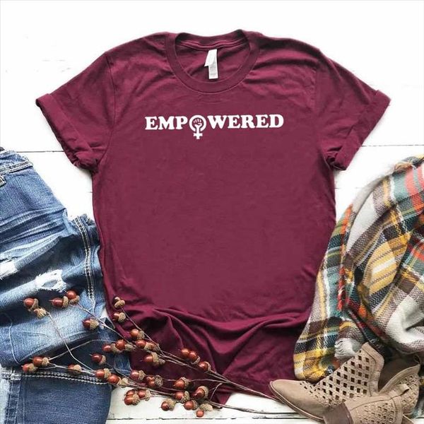 empowered women feminist print women tshirt cotton casual funny t shirt gift for lady yong girl tee drop ship s 750, White
empowered women feminist print women tshirt cotton casual funny t shirt gift for lady yong girl tee drop ship s 750, White