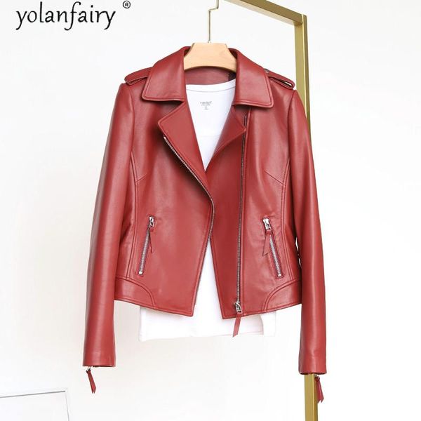 women's sheepskin coat spring autumn genuine leather jacket women red motorcycle biker jacket women slim fit 2020 m10 kj6195, Black
women's sheepskin coat spring autumn genuine leather jacket women red motorcycle biker jacket women slim fit 2020 m10 kj6195, Black