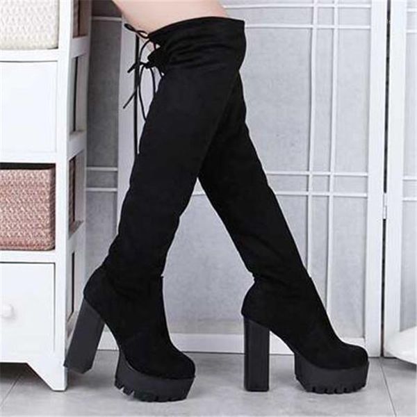 new 2020 fashion over the knee boots women faux suede thigh high boots platform stretch slim ladies women's winter1, Black
new 2020 fashion over the knee boots women faux suede thigh high boots platform stretch slim ladies women's winter1, Black