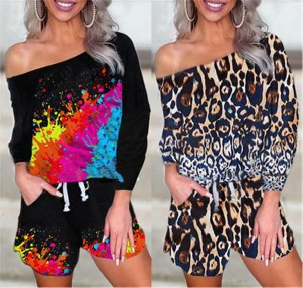 designer female new loose two piece sets tracksuits ladies slant shoulder casual sets fashion trend long sleeve round neck tees shorts suits, Gray
designer female new loose two piece sets tracksuits ladies slant shoulder casual sets fashion trend long sleeve round neck tees shorts suits, Gray