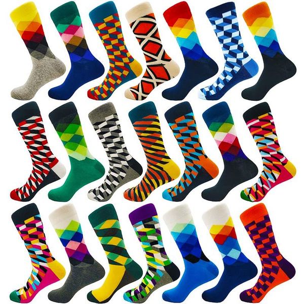 men's funny happy socks fine paragraph diamond pattern argyle three-dimensional tube geometric funny large size combed cotton, Black
men's funny happy socks fine paragraph diamond pattern argyle three-dimensional tube geometric funny large size combed cotton, Black