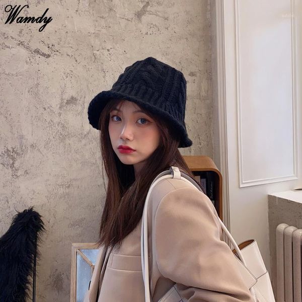 new wool knitted bucket hats diy for women panama style woolen fishermen hat winter female cap keep warm hat fashion gifts1, Blue;gray
new wool knitted bucket hats diy for women panama style woolen fishermen hat winter female cap keep warm hat fashion gifts1, Blue;gray