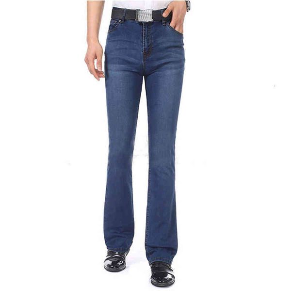 spring casual fashion mens business blue mid waist slim fit boot cut semi-flared flare leg denim pants plus size 26-35
spring casual fashion mens business blue mid waist slim fit boot cut semi-flared flare leg denim pants plus size 26-35