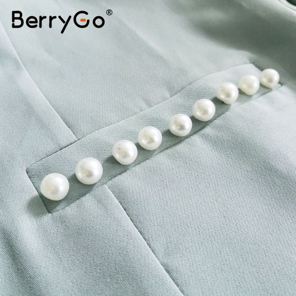 berrygo button pearl mint green suit blazer women elegant office ladies blazer coat long sleeve pocket autumn winter blazer 201201, White;black
berrygo button pearl mint green suit blazer women elegant office ladies blazer coat long sleeve pocket autumn winter blazer 201201, White;black