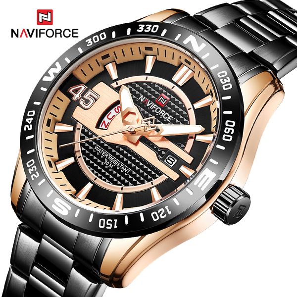 naviforce luxury men's fashion military quartz stainless steel date men's, date, glowing watch t200112, Slivery;brown
naviforce luxury men's fashion military quartz stainless steel date men's, date, glowing watch t200112, Slivery;brown