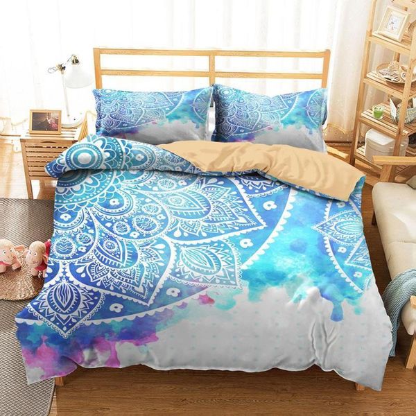 bedding sets 3d clothes home textiles light blue mandala printed duvet cover with pillowcases for single size1
bedding sets 3d clothes home textiles light blue mandala printed duvet cover with pillowcases for single size1