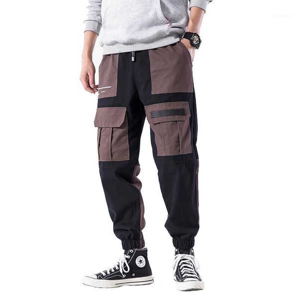 pockets cargo pants men color patchwork casual jogger fashion tactical trousers harajuku streetwear 2020 autumn pants1, Black
pockets cargo pants men color patchwork casual jogger fashion tactical trousers harajuku streetwear 2020 autumn pants1, Black