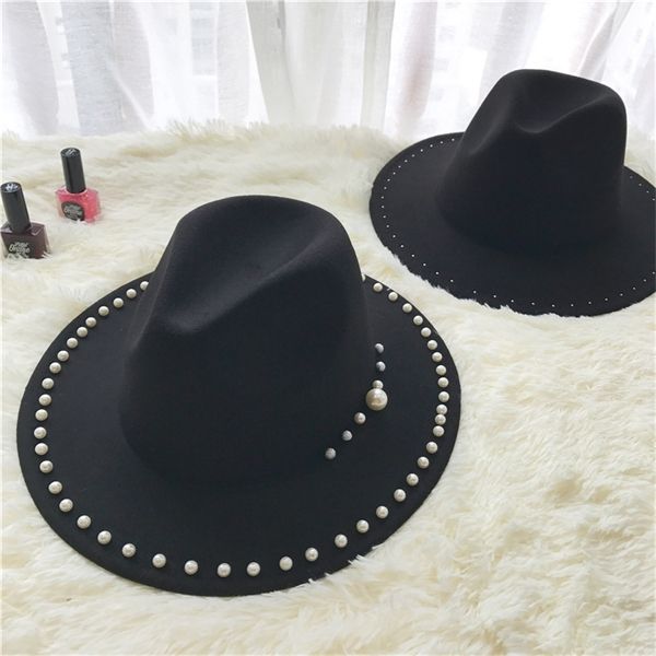 fedora hat women winter autumn church caps pearl felt hat ladies vintage fedoras chapeau femme feutre dames hoeden kerk c0123, Blue;gray
fedora hat women winter autumn church caps pearl felt hat ladies vintage fedoras chapeau femme feutre dames hoeden kerk c0123, Blue;gray