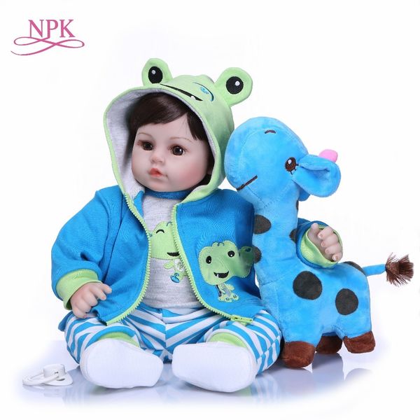 npk 47cm newborn reborn baby dolls silicone soft cloth body toddler doll for girls princess kid fashion bebes reborn dolls 1011
npk 47cm newborn reborn baby dolls silicone soft cloth body toddler doll for girls princess kid fashion bebes reborn dolls 1011
