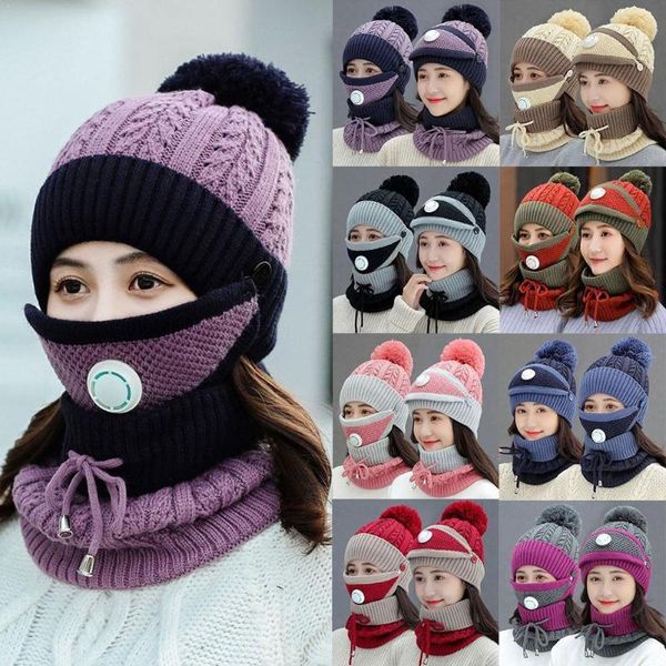 hats, scarves & gloves sets 3 pcs/set winter hats for women with breathing mask hat fur add warm girl 2in1 lined protective knitted pomp i9b, Blue;gray
hats, scarves & gloves sets 3 pcs/set winter hats for women with breathing mask hat fur add warm girl 2in1 lined protective knitted pomp i9b, Blue;gray