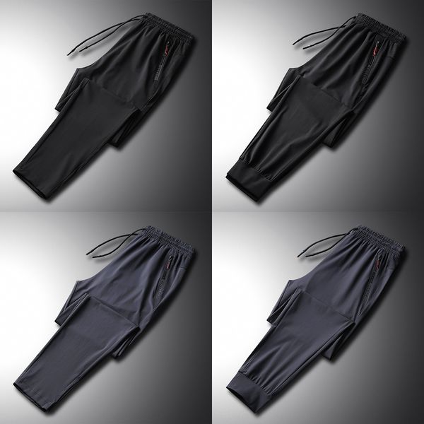 plus size casual sports lightweight air conditioning men's casual elastic sports pants quick drying loose ice silk pants men's sum, Blue
plus size casual sports lightweight air conditioning men's casual elastic sports pants quick drying loose ice silk pants men's sum, Blue