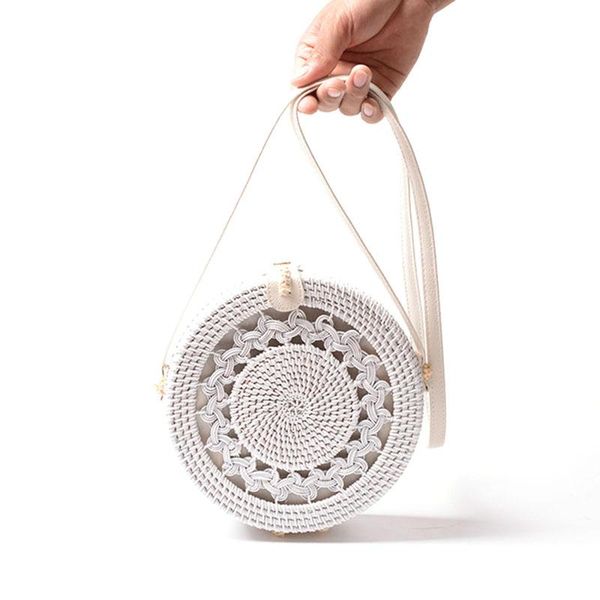 new white round rattan bags for women boho beach crossbody bag straw handmade woven circle shoulder bag female handbags
new white round rattan bags for women boho beach crossbody bag straw handmade woven circle shoulder bag female handbags