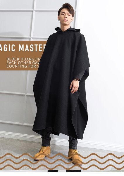 vintage tweed jacket cape men's hoodie over-the-knee coat winter korean version black student world war ii cape long coat men
vintage tweed jacket cape men's hoodie over-the-knee coat winter korean version black student world war ii cape long coat men