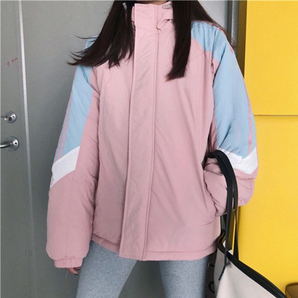 cotton-padded casual medium style hooded clothing contrast color mens womens designer clothes fashion zipper hat coats ww4ydta, Black;brown
cotton-padded casual medium style hooded clothing contrast color mens womens designer clothes fashion zipper hat coats ww4ydta, Black;brown