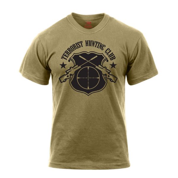2020 fashion summer style rothco 'terrorist hunts club' t-shirt, coyote brown tee shirt sport hooded sweatshirt hoodie
2020 fashion summer style rothco 'terrorist hunts club' t-shirt, coyote brown tee shirt sport hooded sweatshirt hoodie